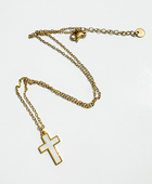 Mother of Pearl Cross Necklace