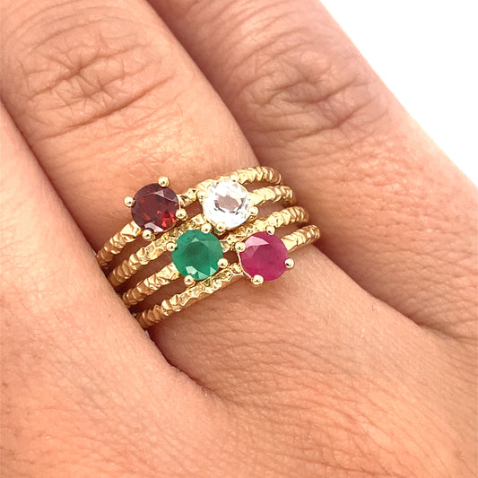 BIRTHSTONES RINGS -  Paddington Jeweller - Ojco