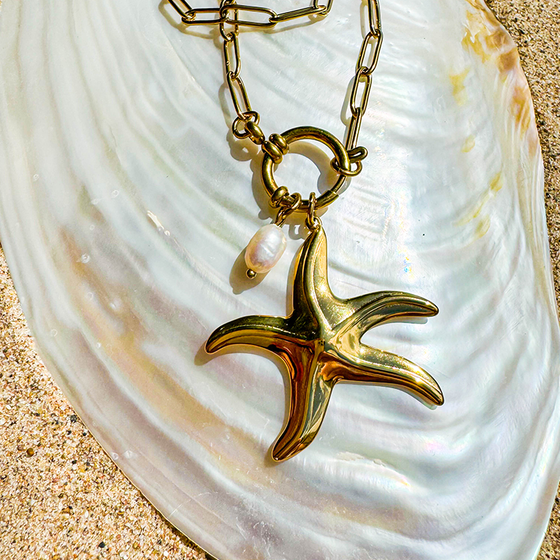 Mermaid Big Star Necklace