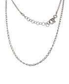 Long Link Chain Sterling Silver 45cm X 1.5mm