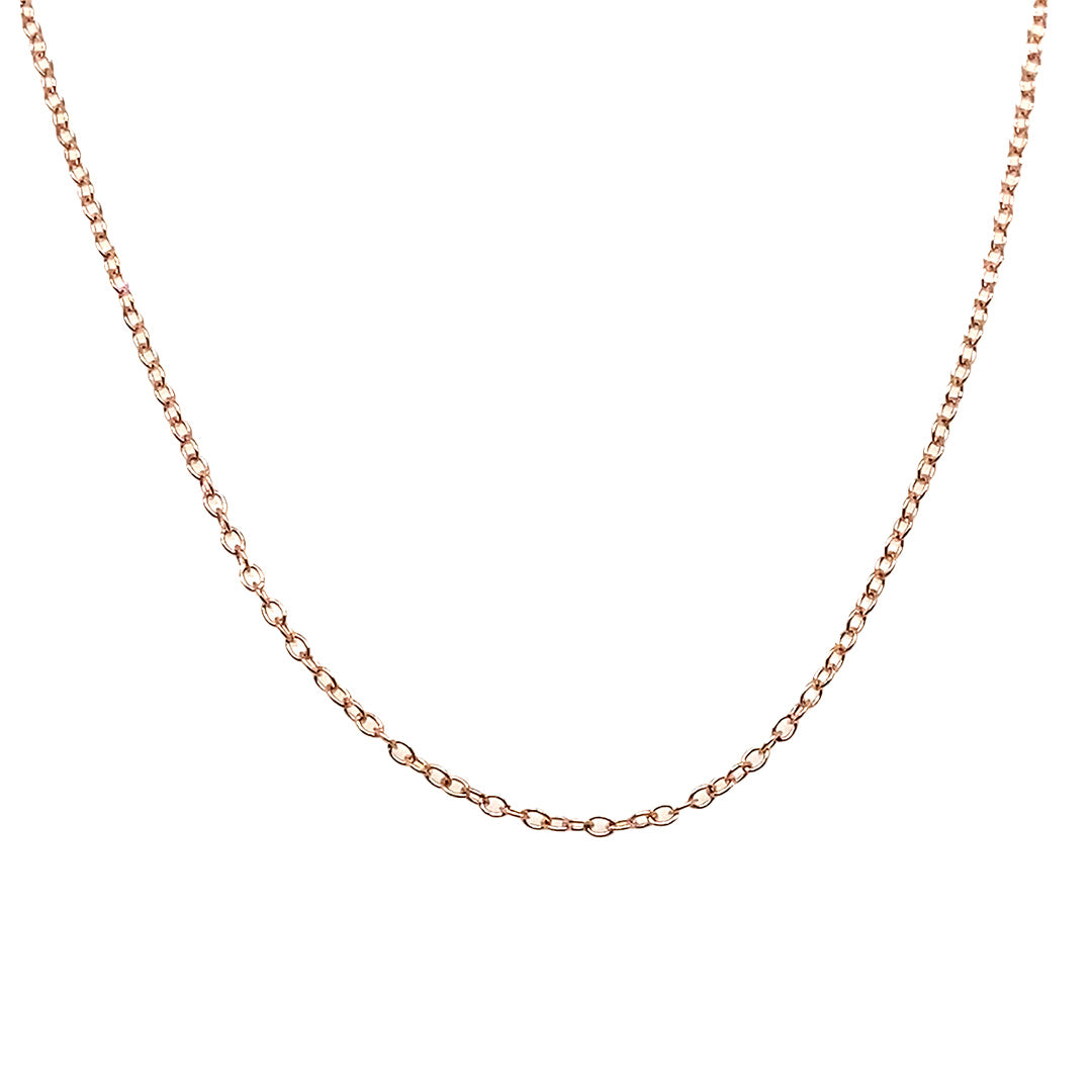 Trace Chain Rose Gold Plated 1.5mm | Iluka Jewellery