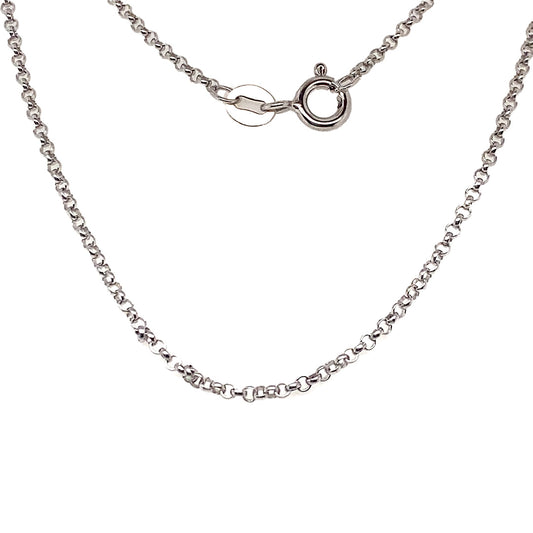 Tiffany Chain Sterling Silver - 45cm X 2mm