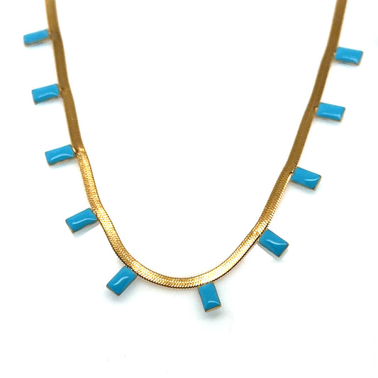 Blue Cadiz Necklacce