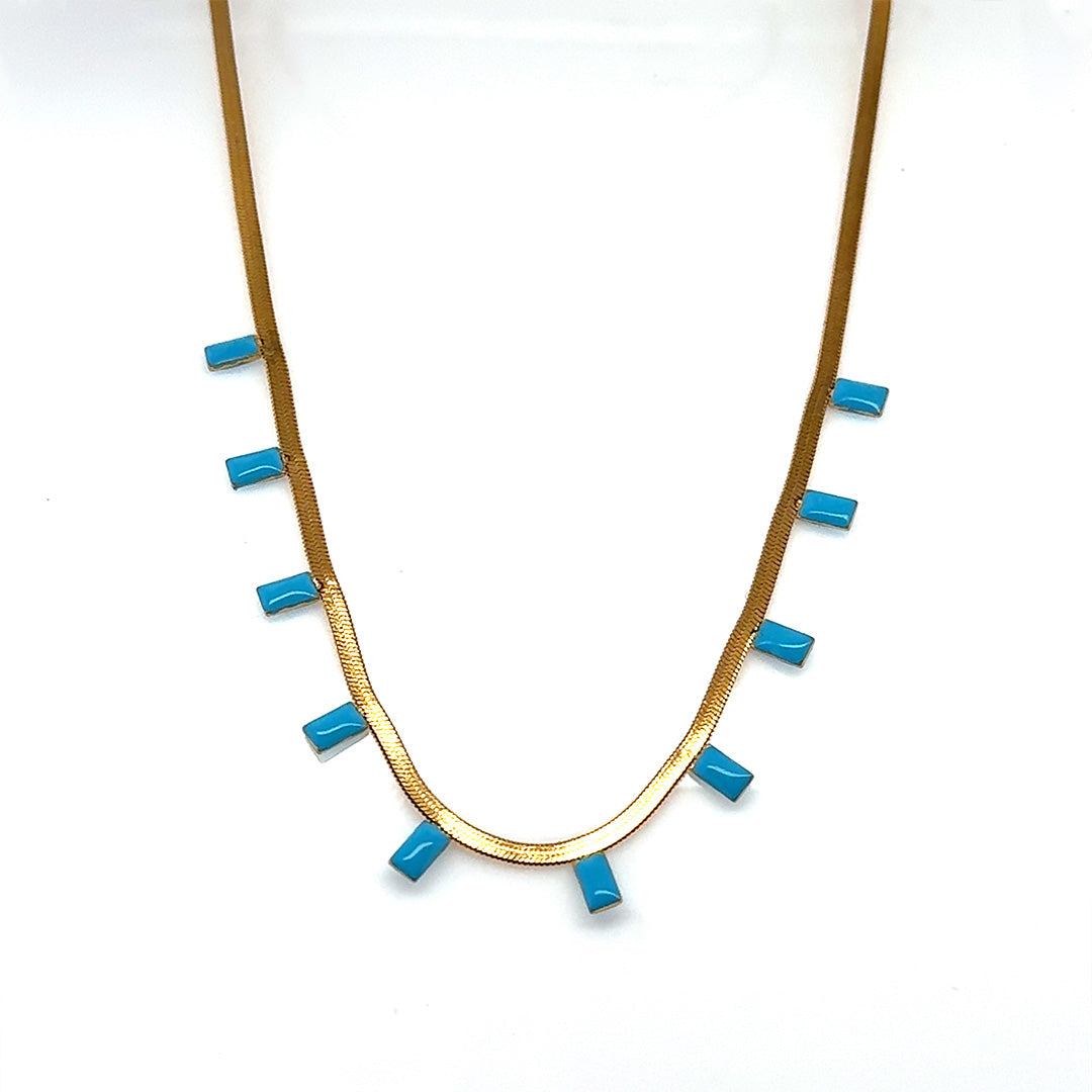 Blue Cadiz Necklacce