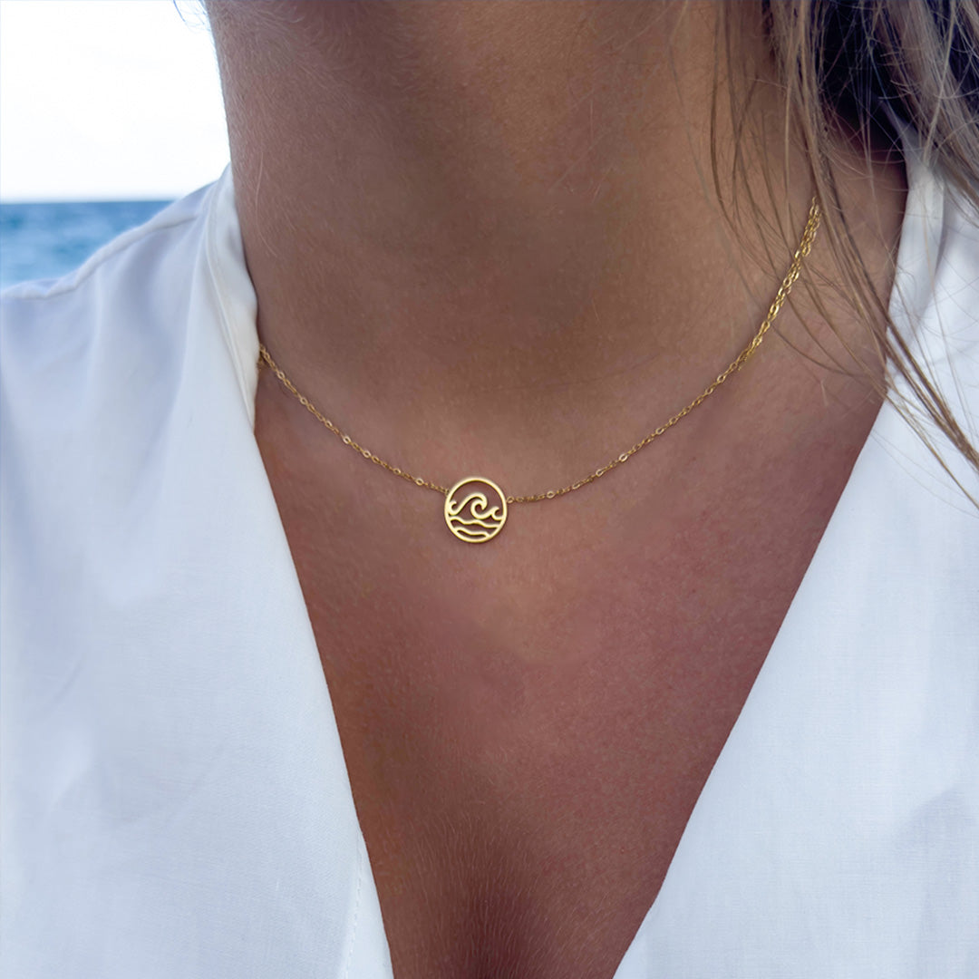 Tarifa Sea Waves Necklace