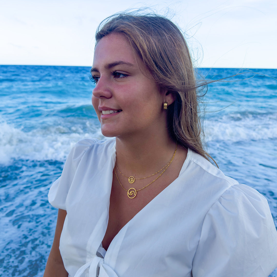 Tarifa Sea Waves Necklace