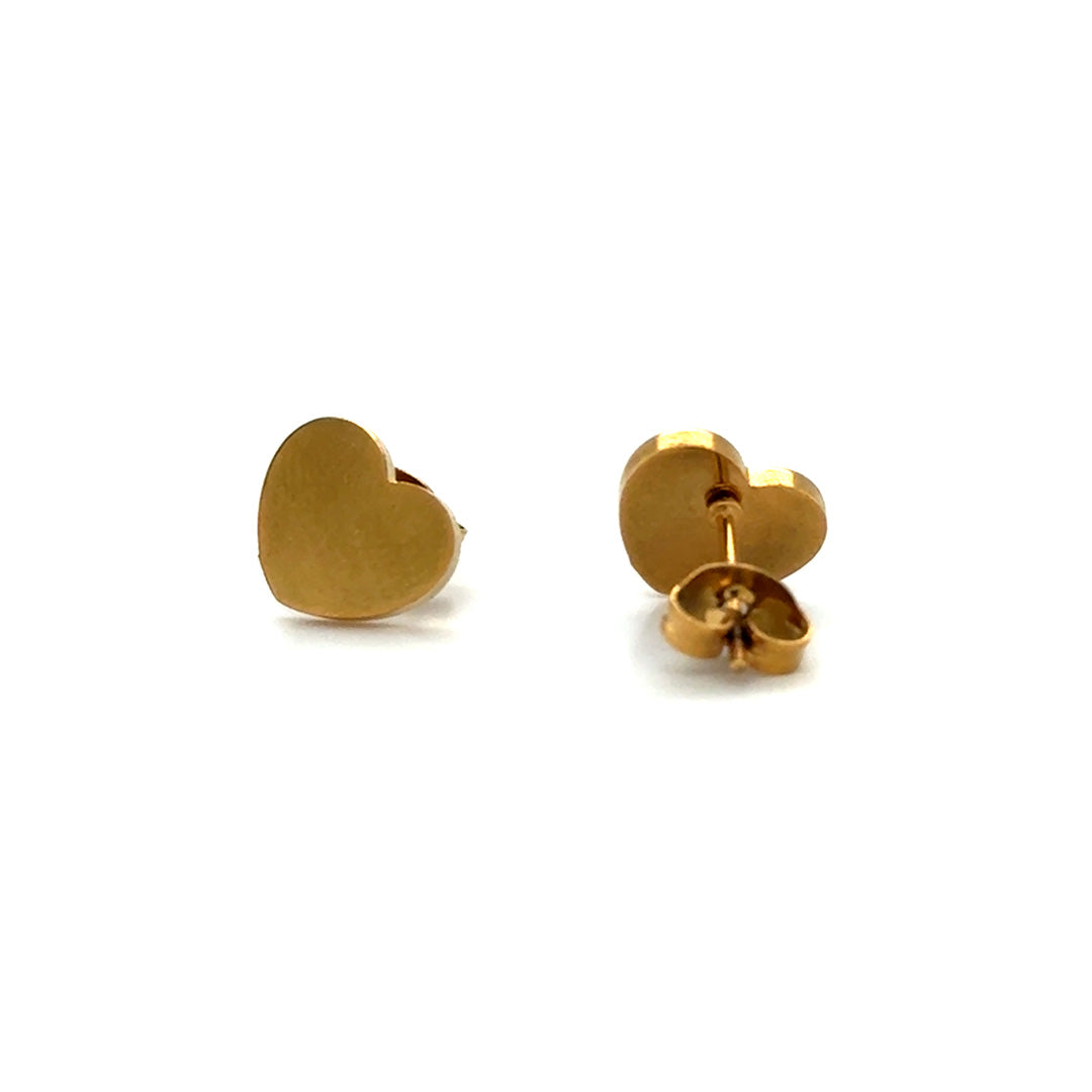 Paris Heart Studs