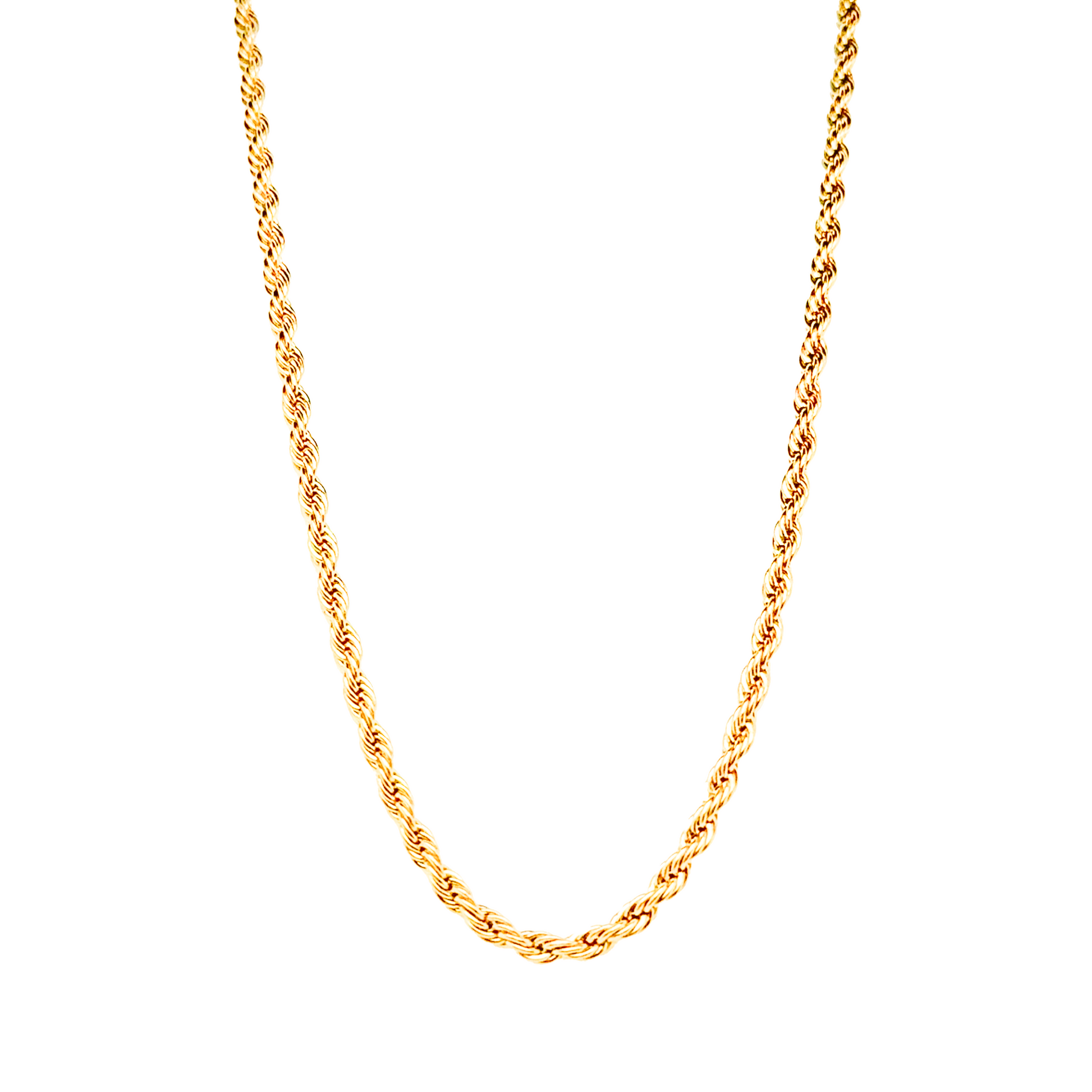 Rope & Cross Necklace