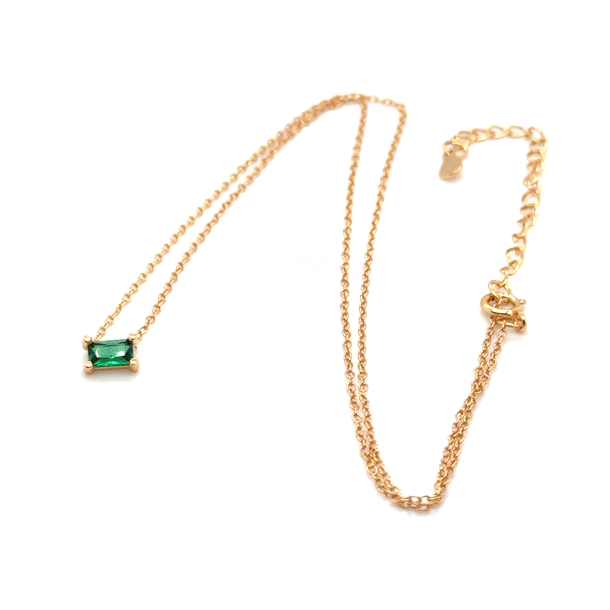 Emerald Zirconia Necklace