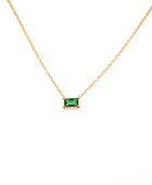 Emerald Zirconia Necklace