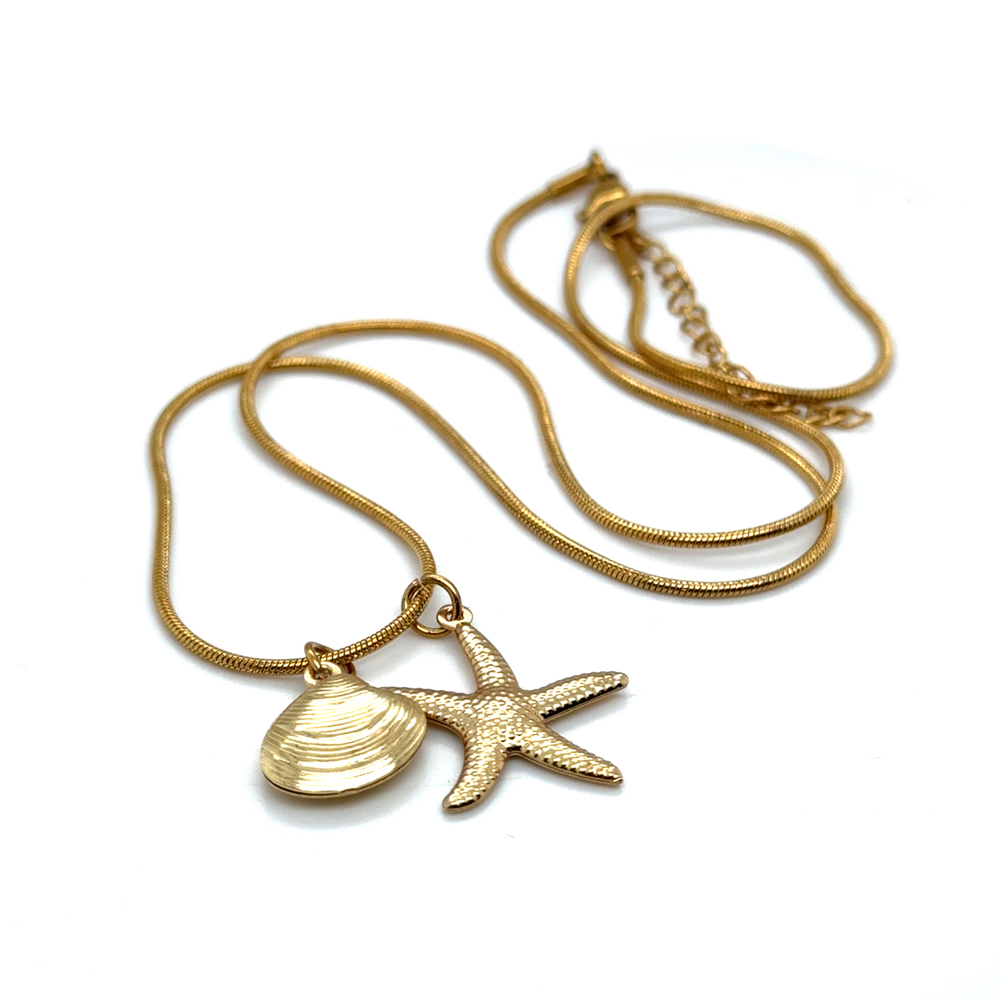 Ocean Breeze Starfish & Shell Necklace