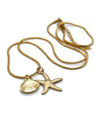 Ocean Breeze Starfish & Shell Necklace