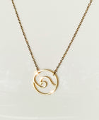 Tarifa Circle Wave Necklace