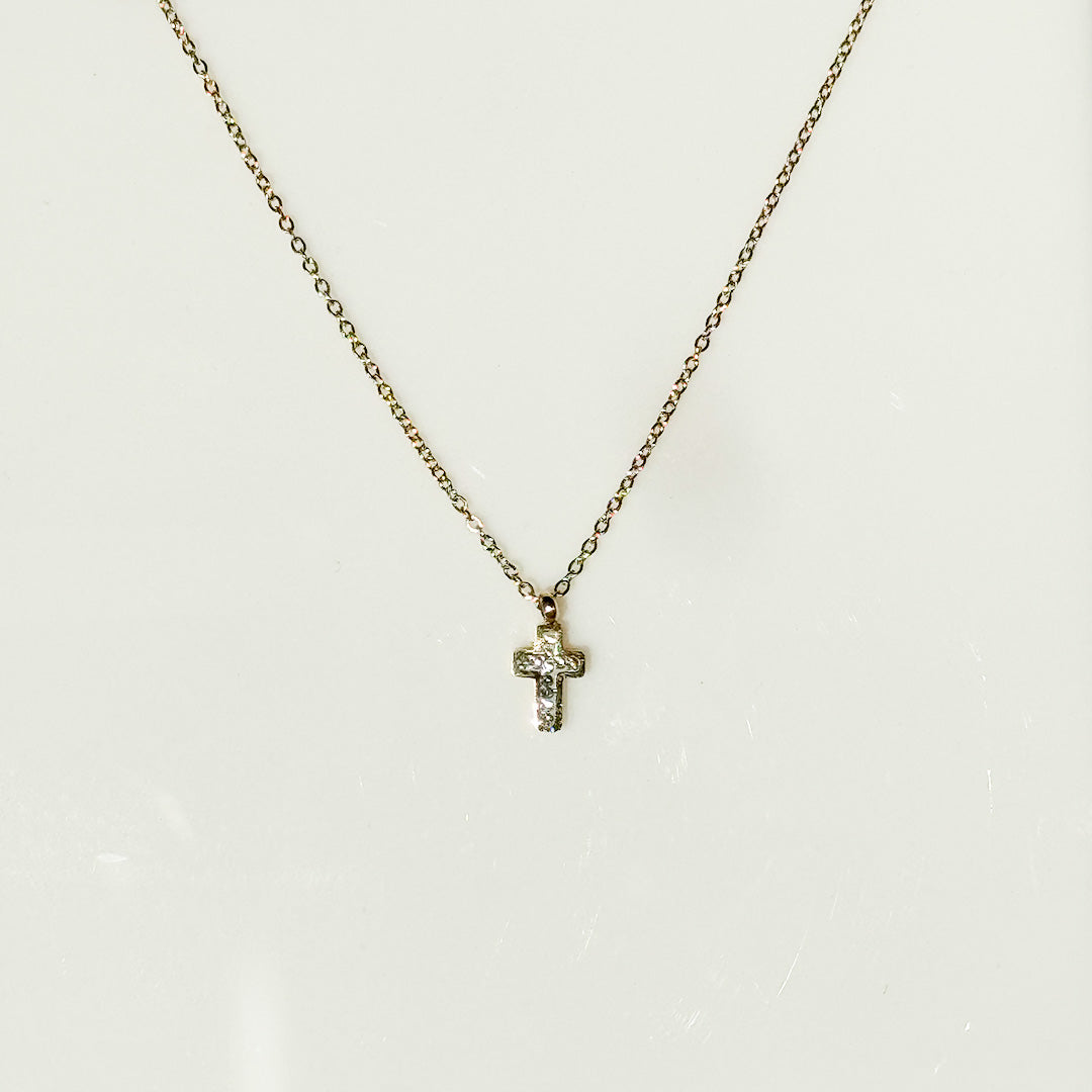 Mary Cross Necklace