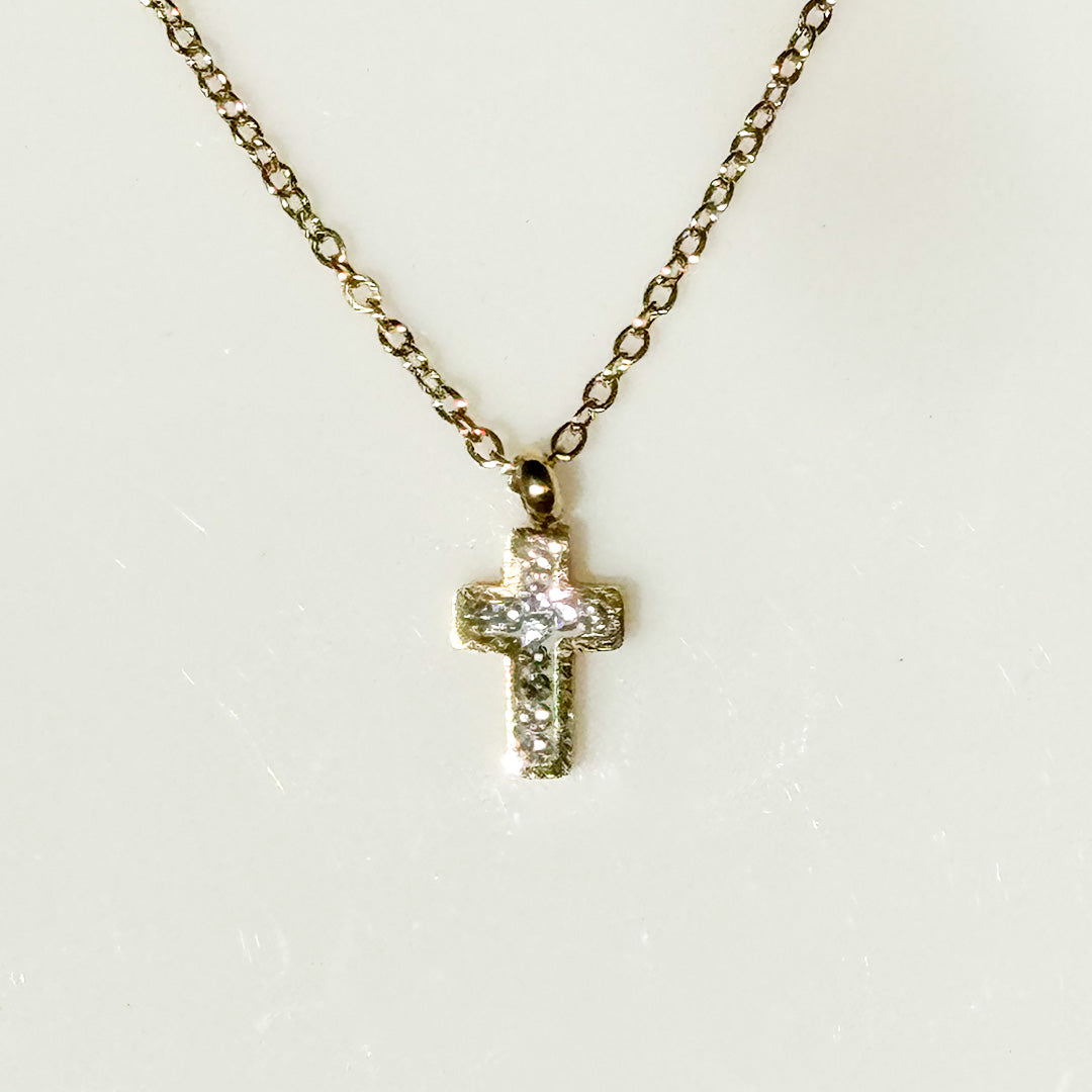 Mary Cross Necklace