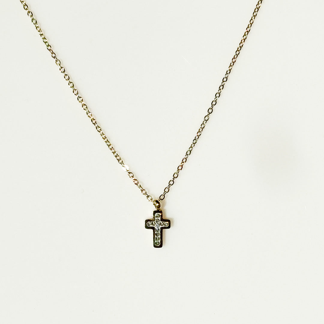 Mary Cross Necklace