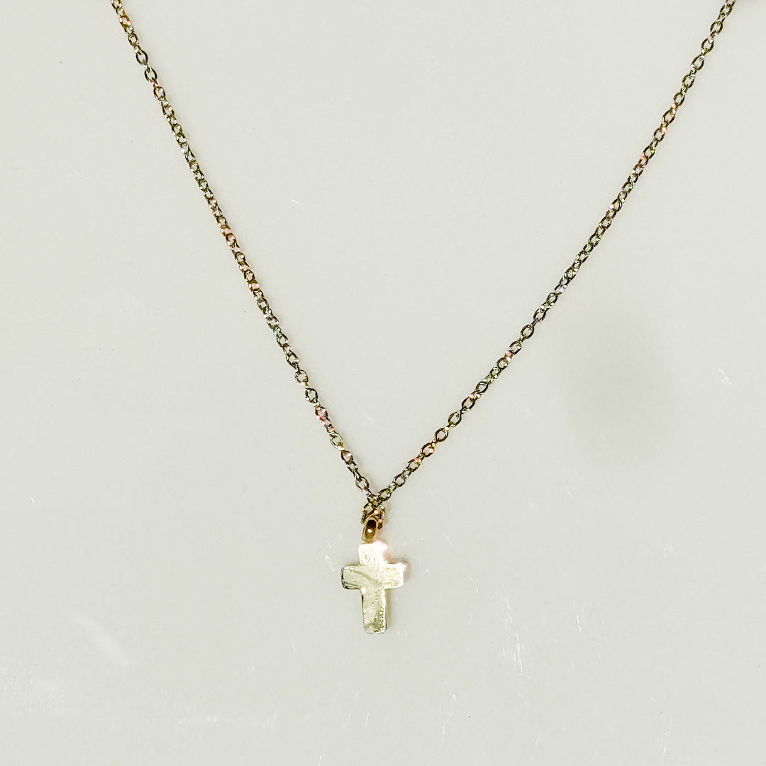 Mary Cross Necklace