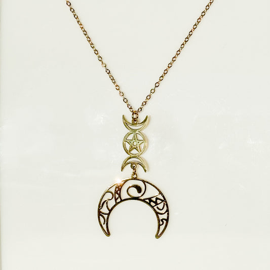 Femininity Moon Necklace