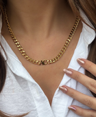 Gema Necklace with Initial