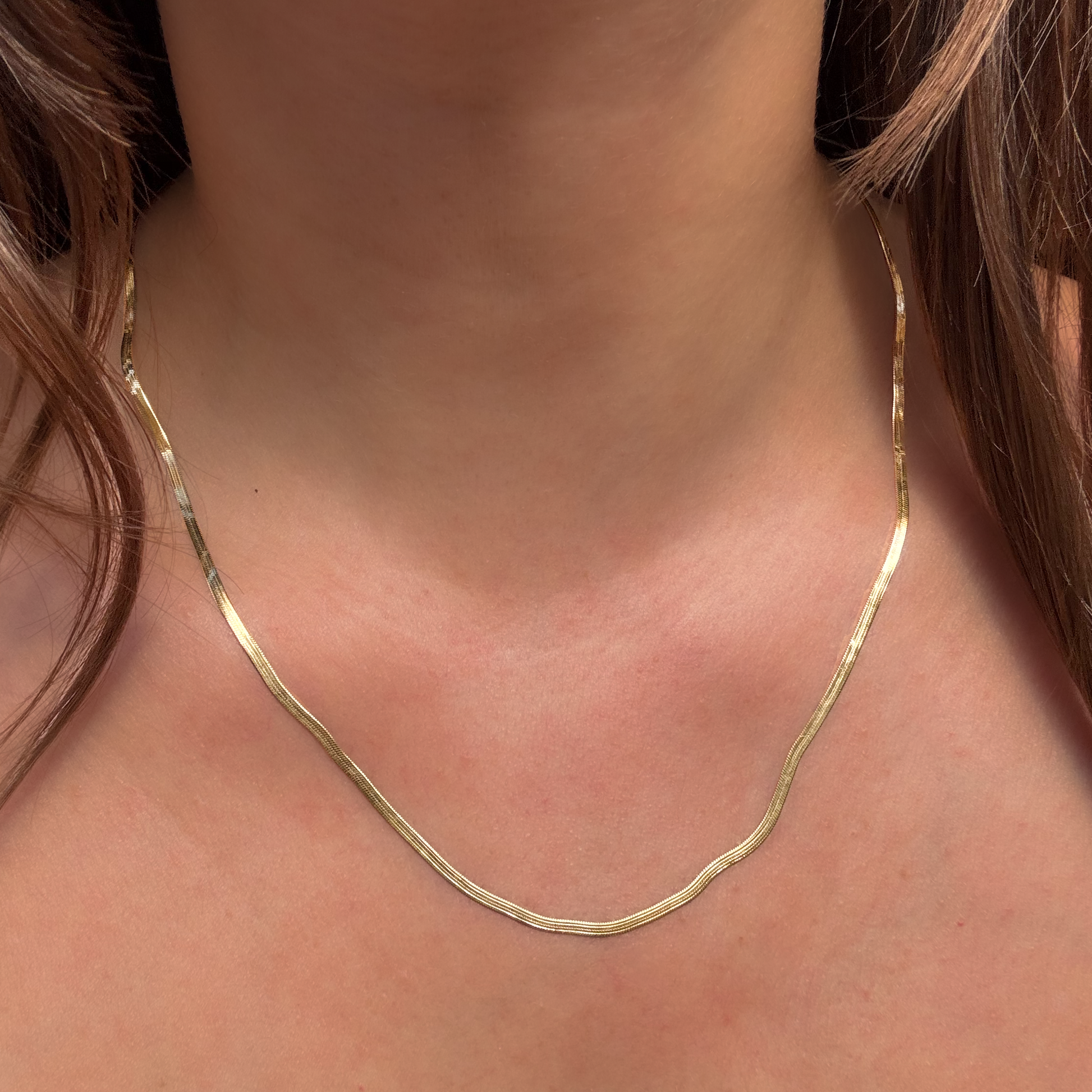 Flat Snake Necklace