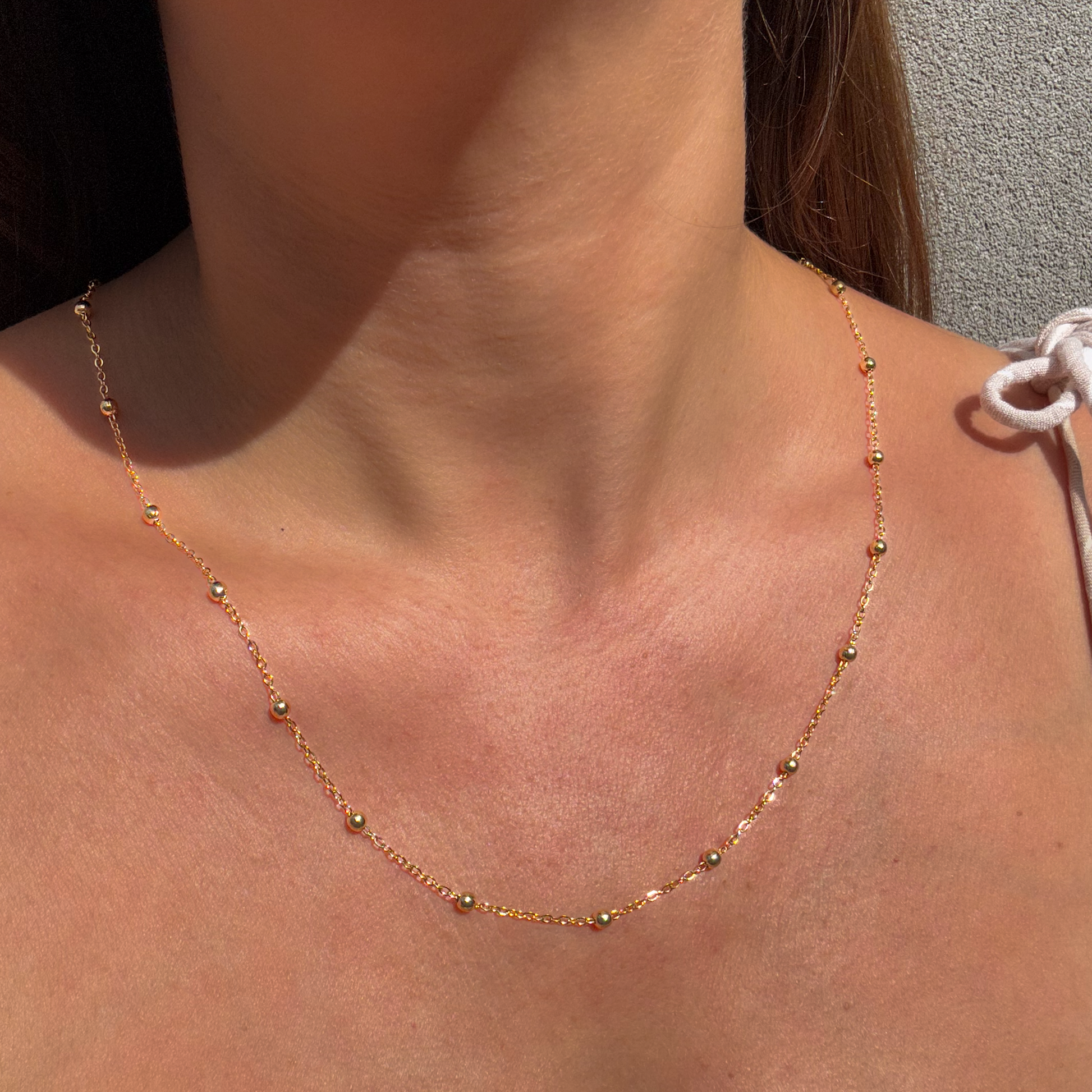 Balls On Chain Necklace