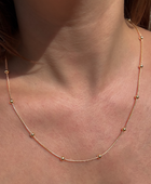 Balls On Snake Necklaces