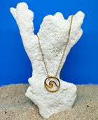 Tarifa Circle Wave Necklace