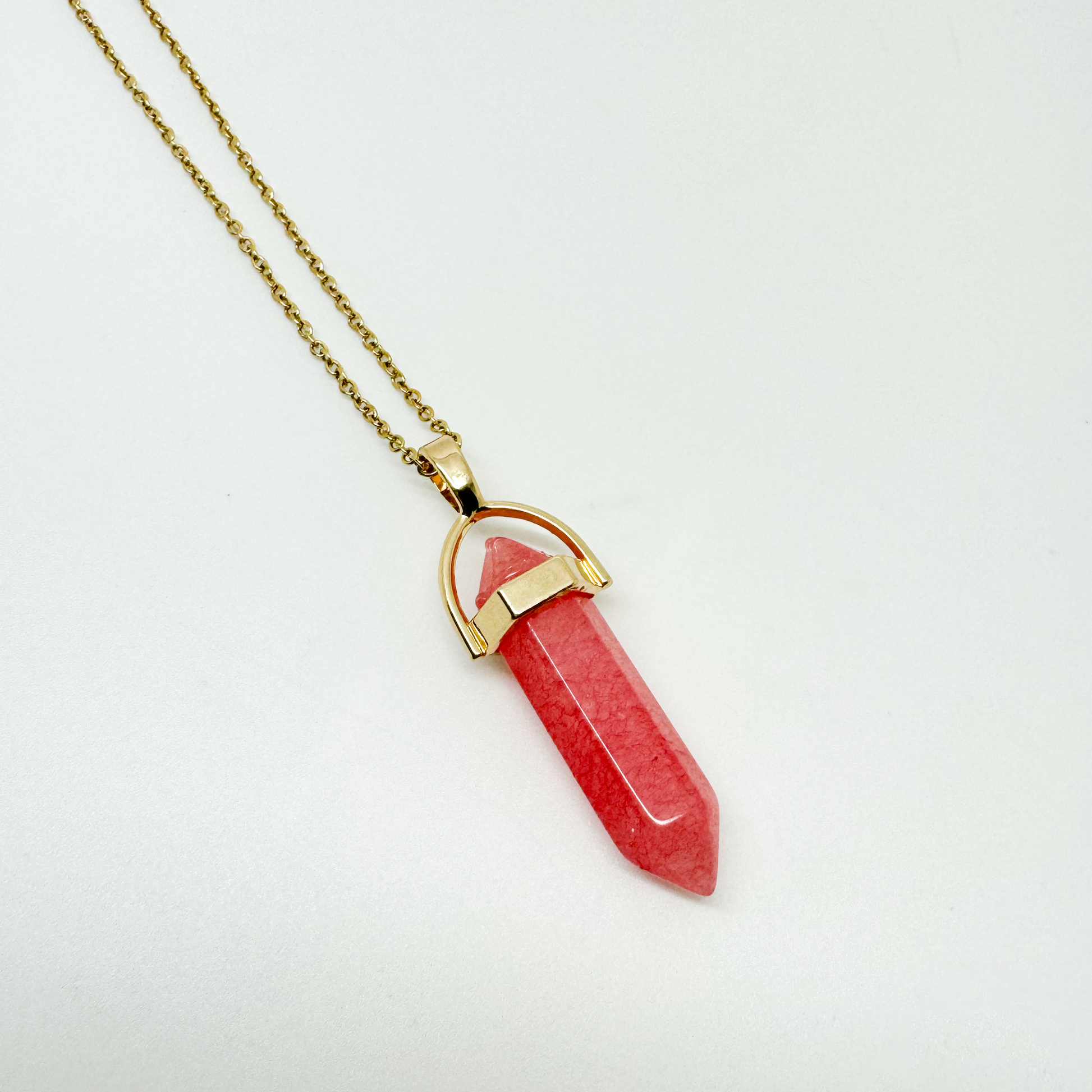 Cherry Quartz Necklace