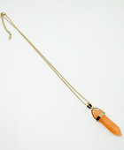 Orange Jade Necklace