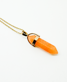 Orange Jade Necklace