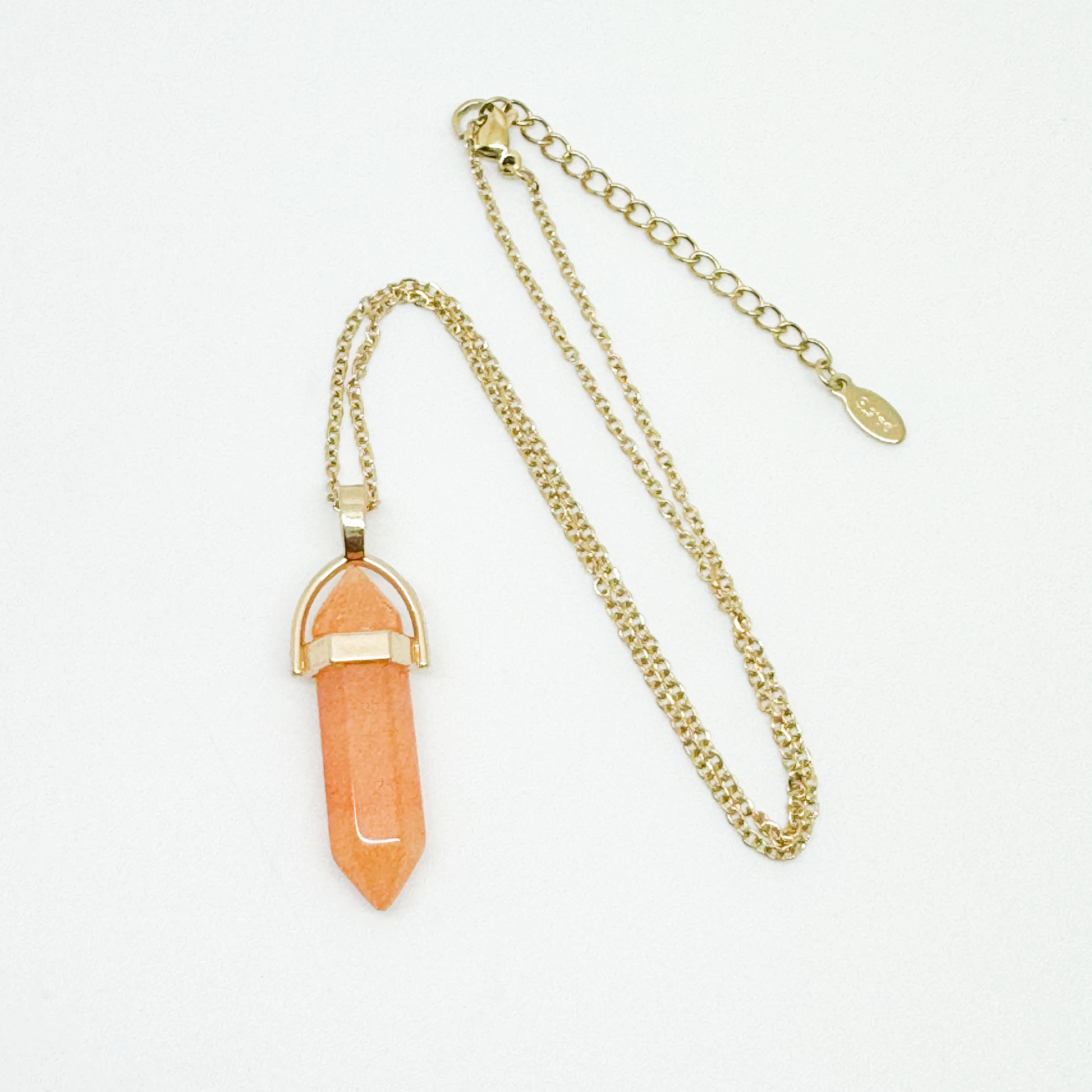 Orange Jade Necklace