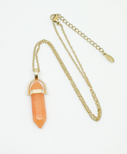 Orange Jade Necklace