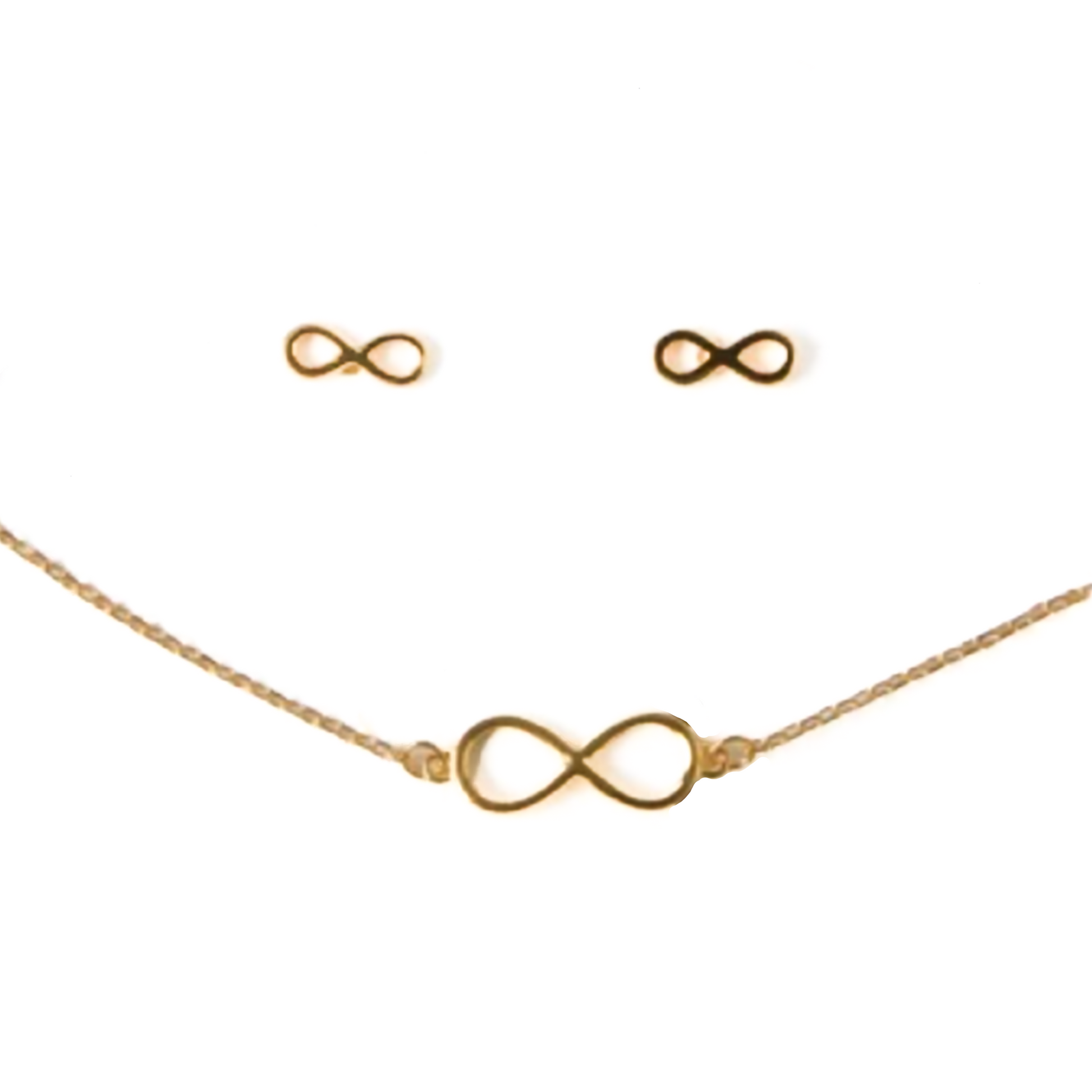 Infinity Earrings and Bracelet Set