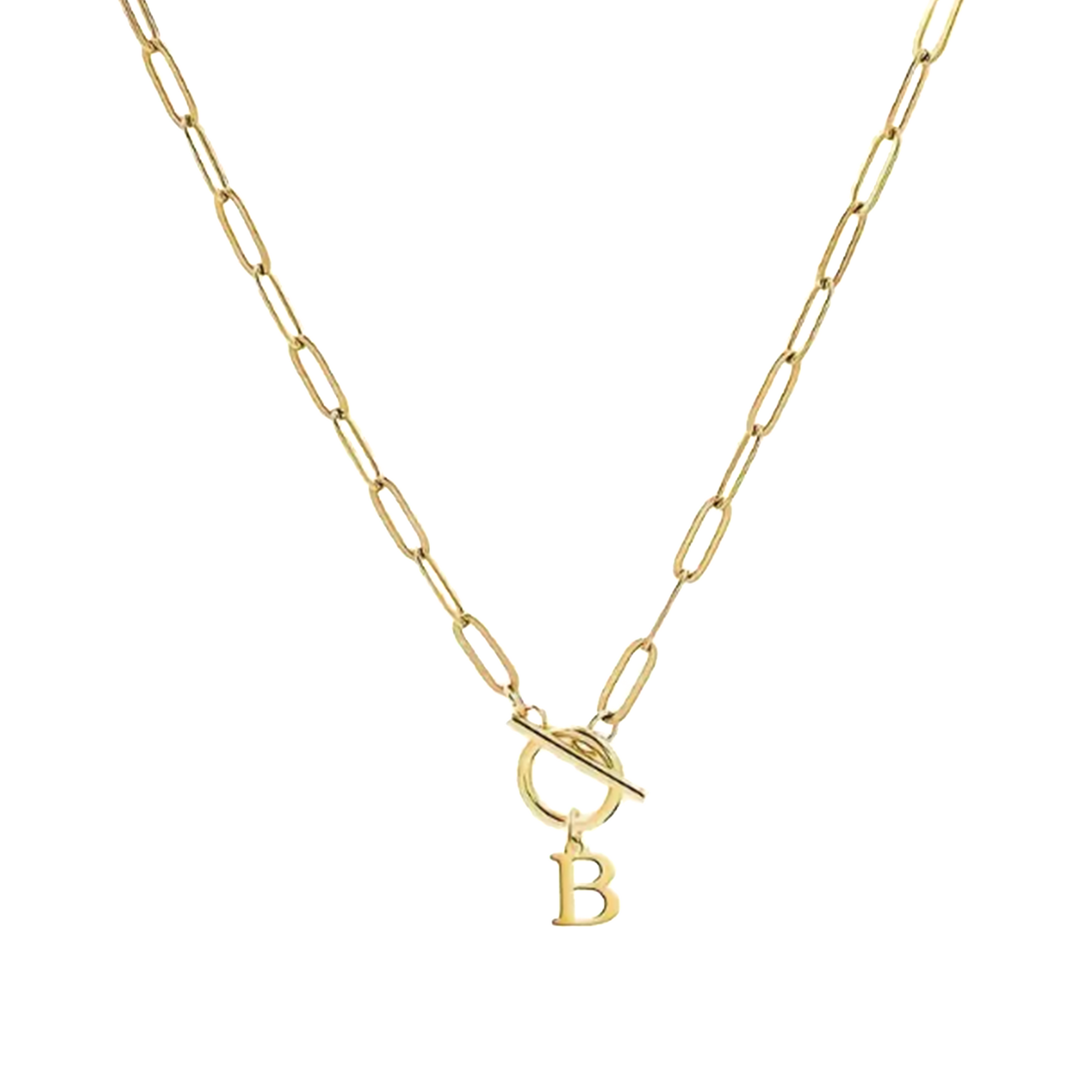Paperclip with Initial