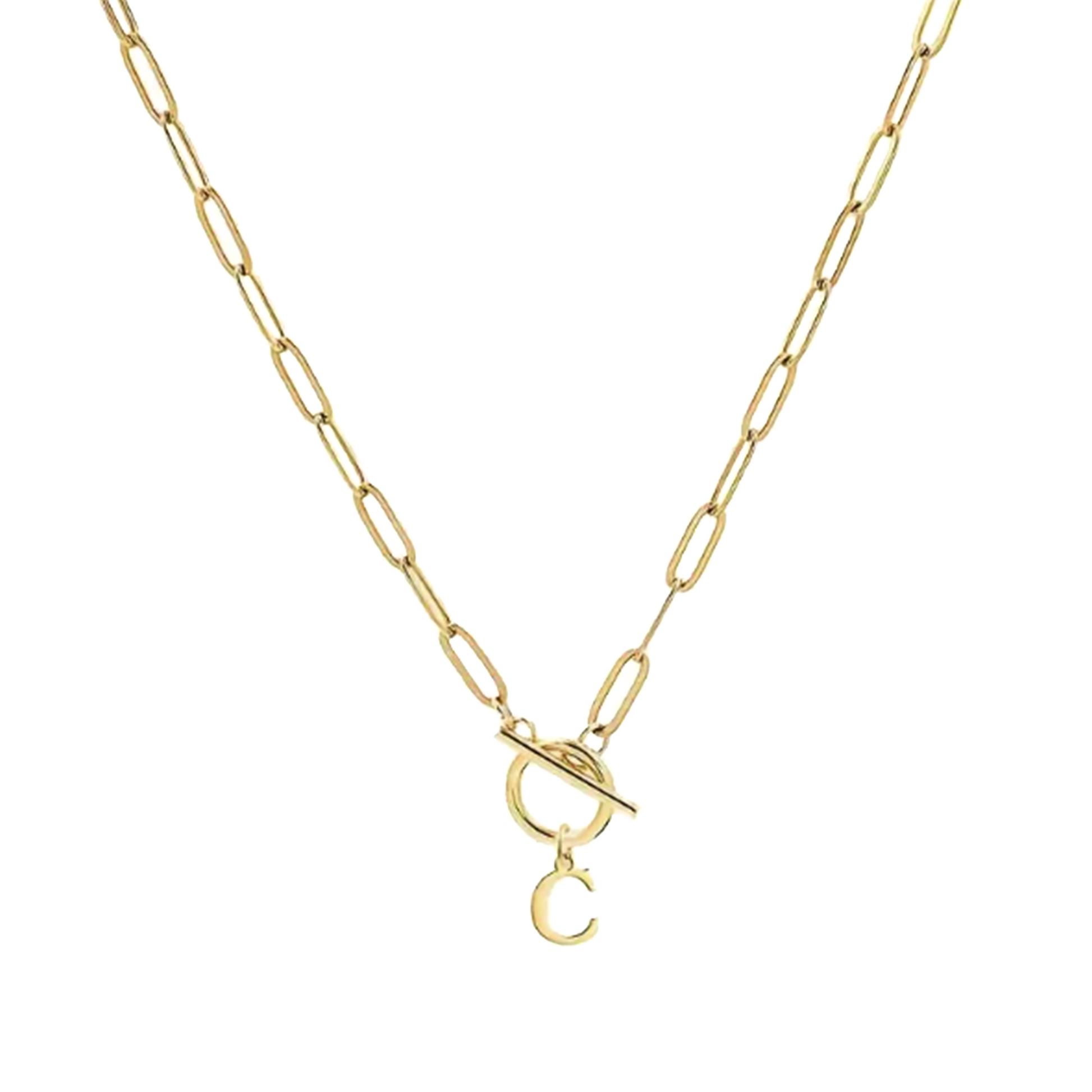 Paperclip with Initial