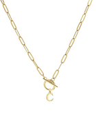 Paperclip with Initial
