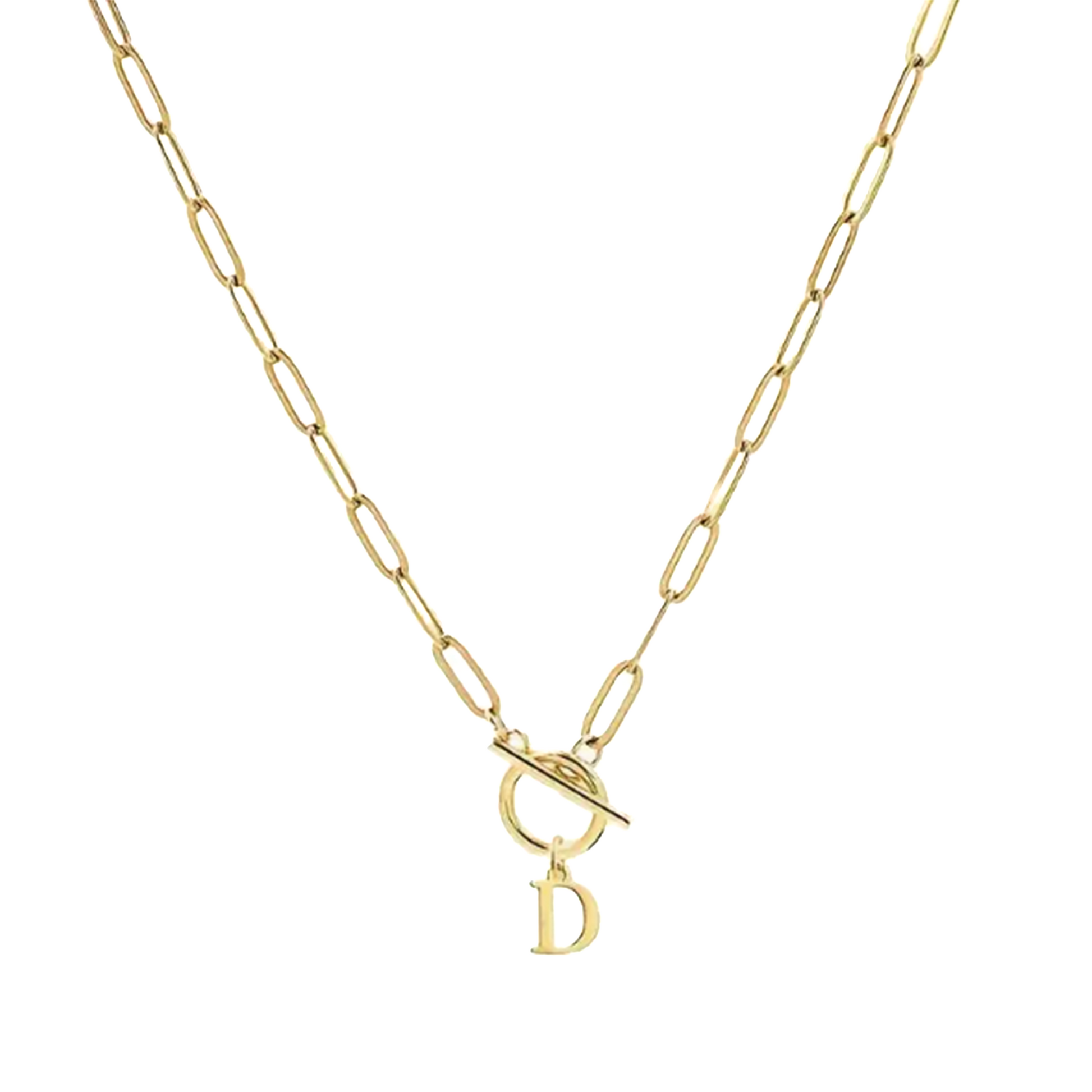 Paperclip with Initial