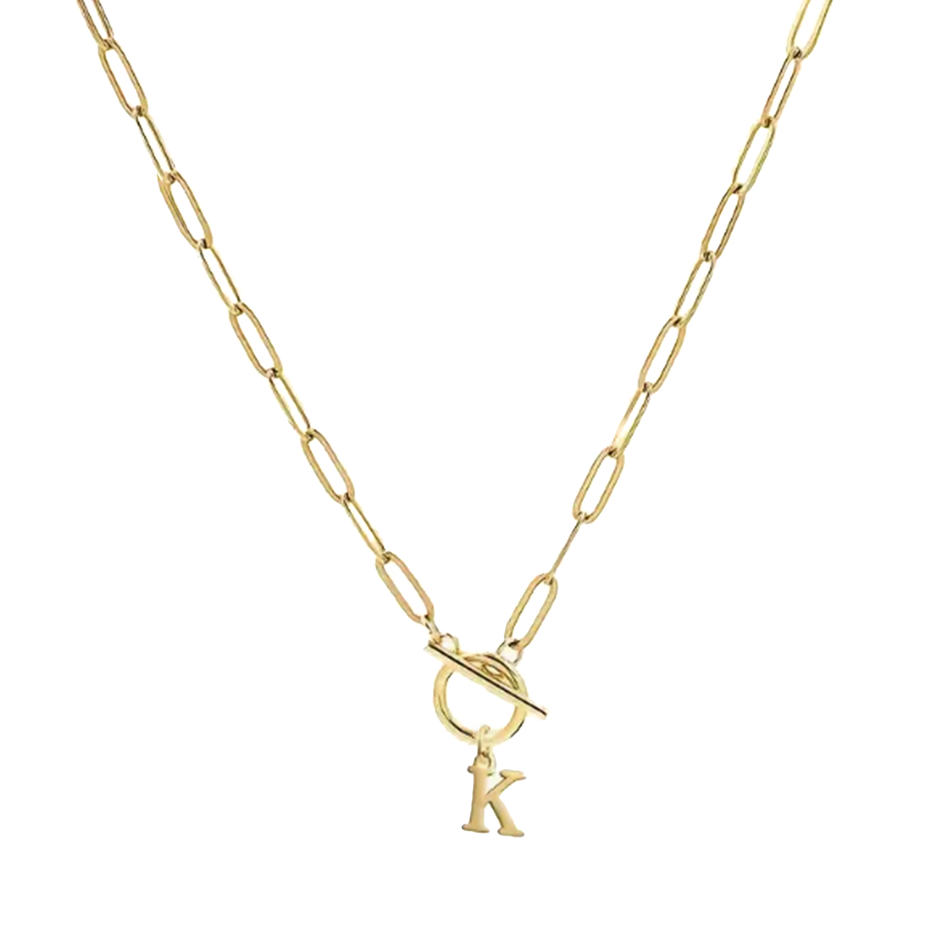 Paperclip with Initial