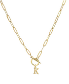 Paperclip with Initial