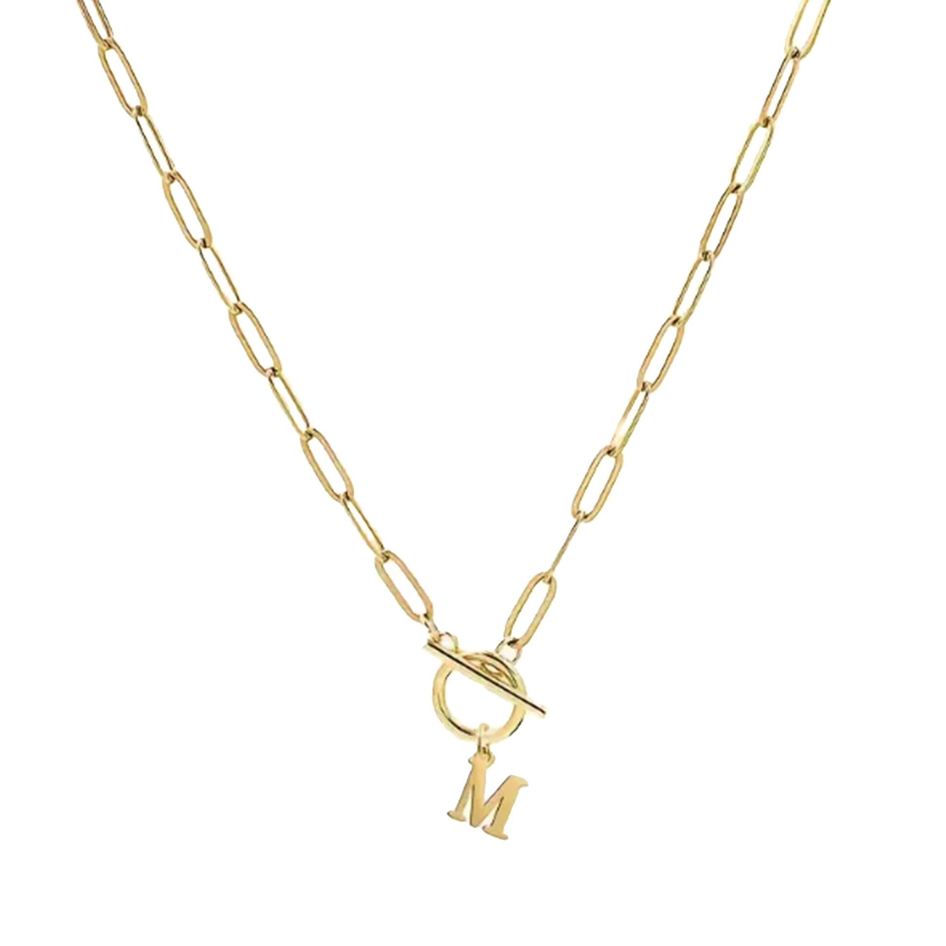 Paperclip with Initial