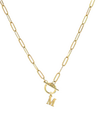 Paperclip with Initial