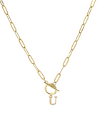 Paperclip with Initial