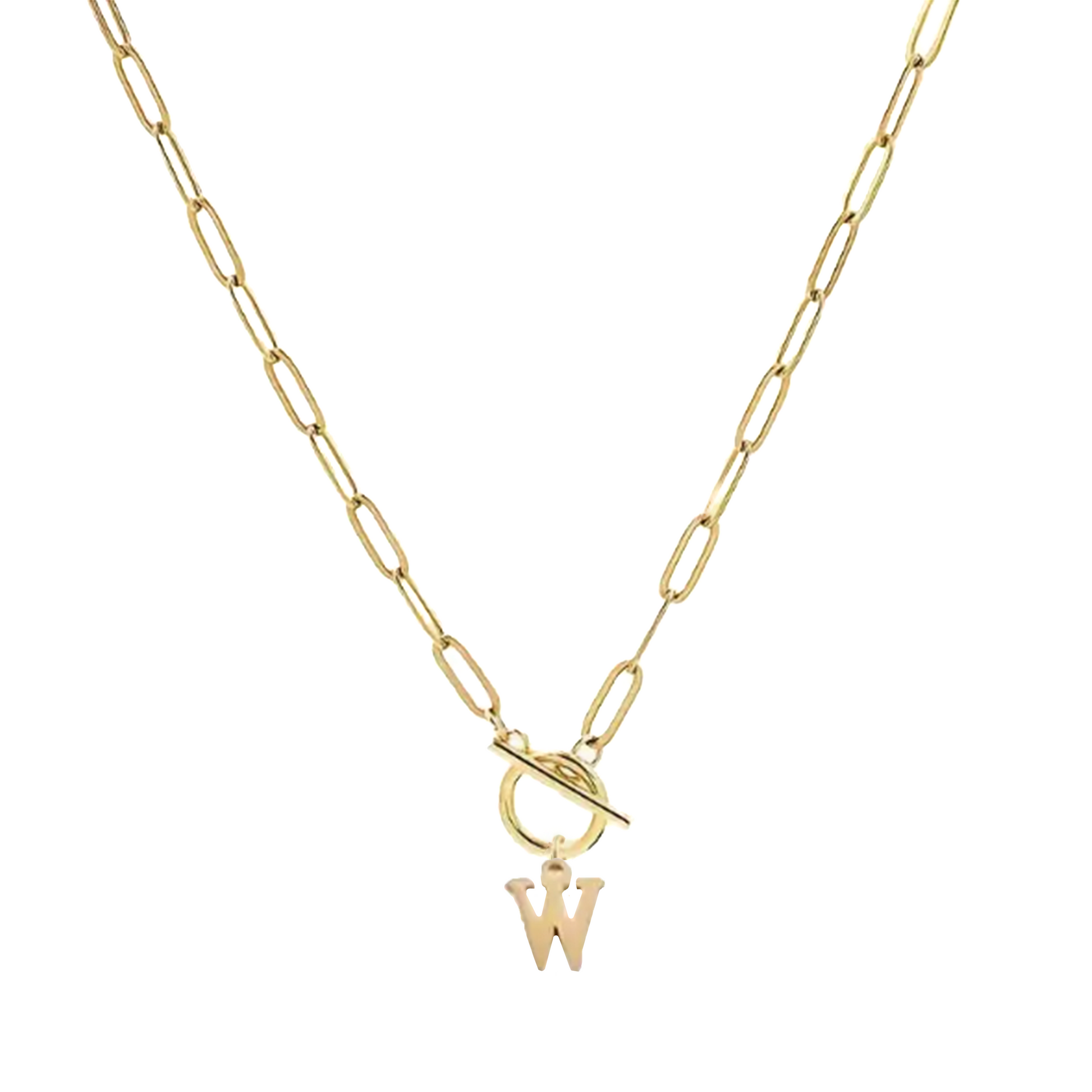 Paperclip with Initial