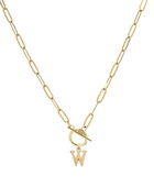Paperclip with Initial