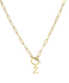 Paperclip with Initial