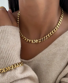 Gema Necklace with Initial