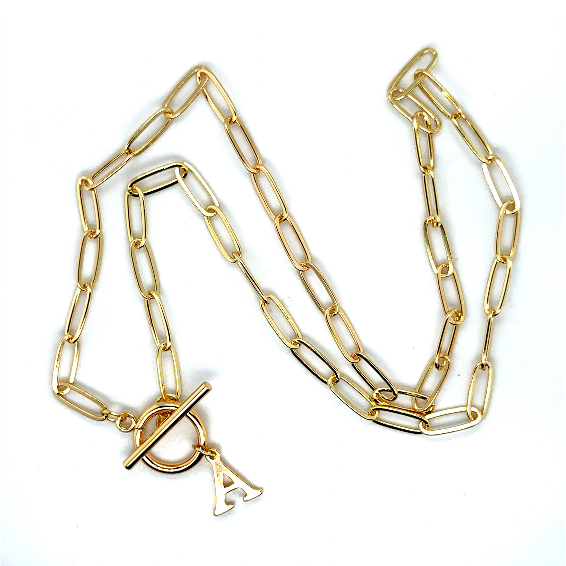 Paperclip with Initial