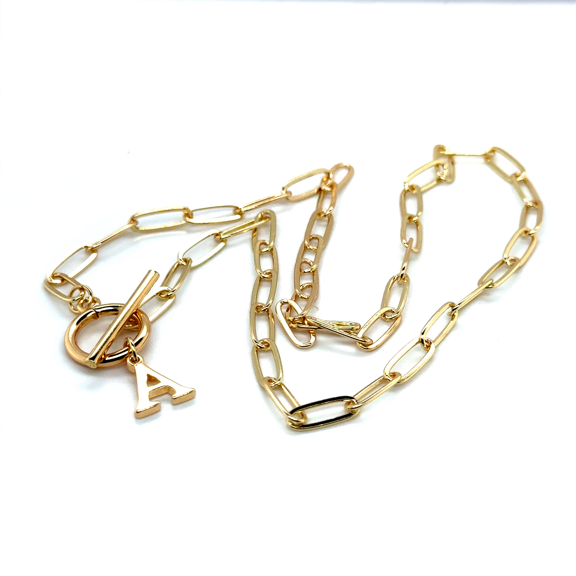 Paperclip with Initial