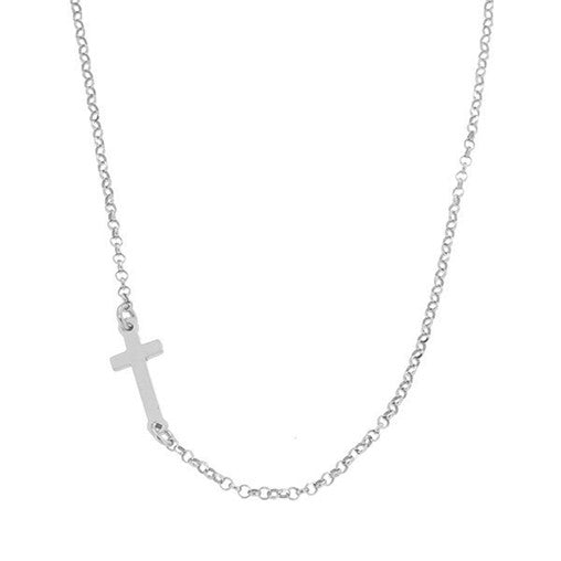 Cross Silver Necklace | Iluka Jewellery