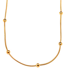 Balls On Snake Necklaces